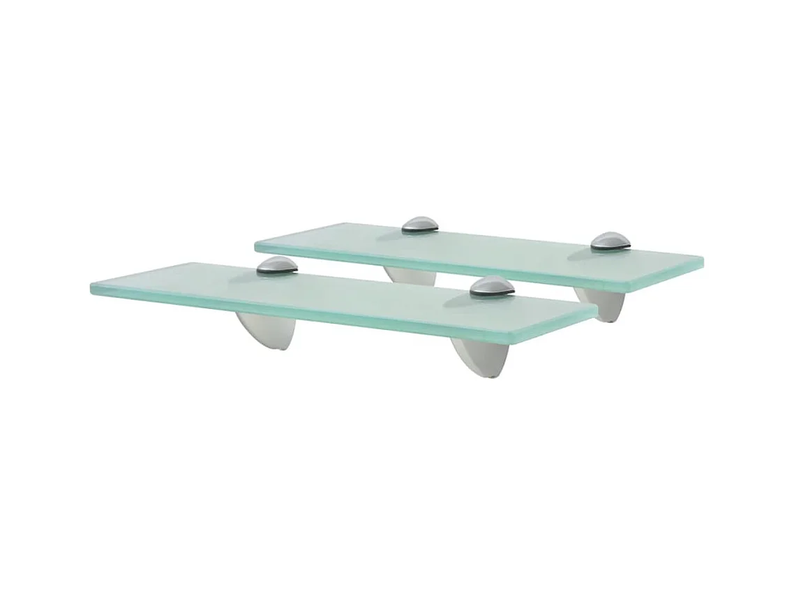 Wandplanken 2 stuks Glas 30 x 10 cm 8 mm