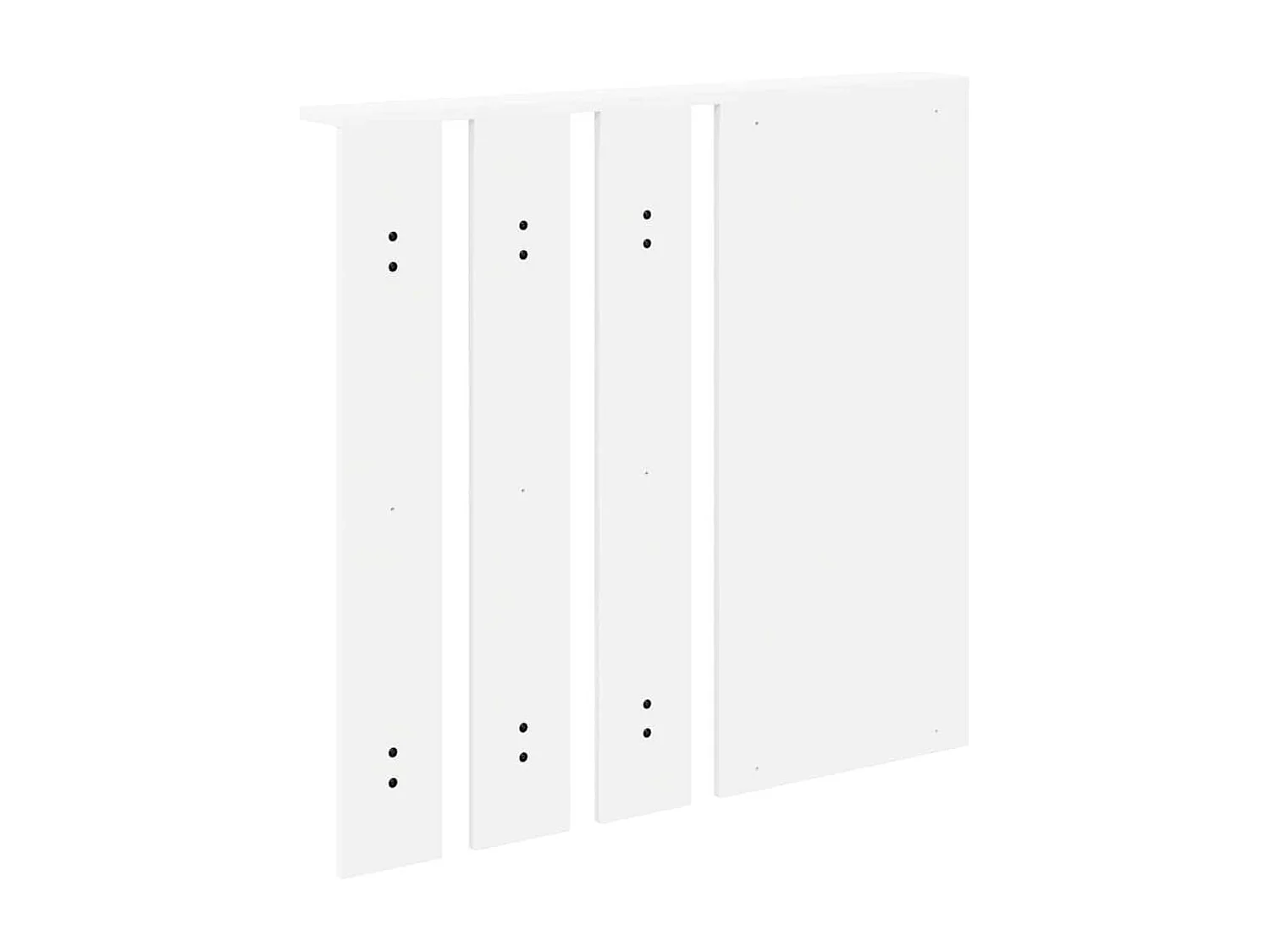 Appendiabiti da parete Bianco 84 x 10 x 80 cm Legno ingegnerizzato