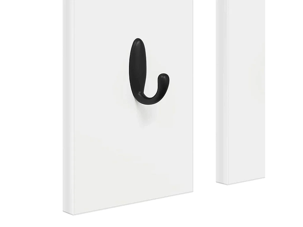 Appendiabiti da parete Bianco 84 x 10 x 80 cm Legno ingegnerizzato