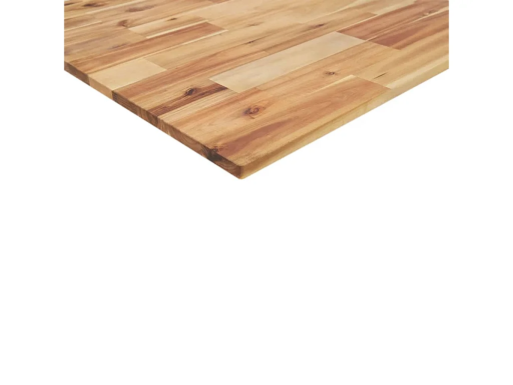 Zwevende plank 160x40x2 cm massief acacia olie afwerking