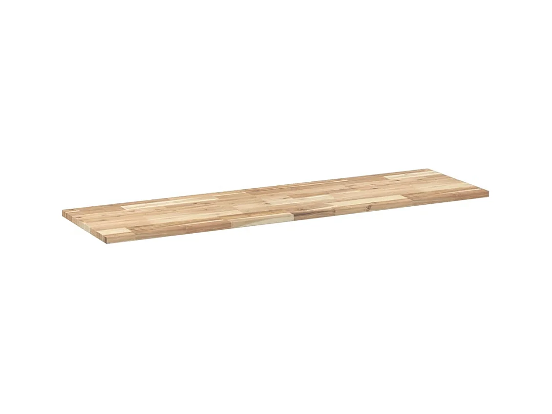 Estante flotante 140x40x2 cm madera maciza de acacia sin tratar