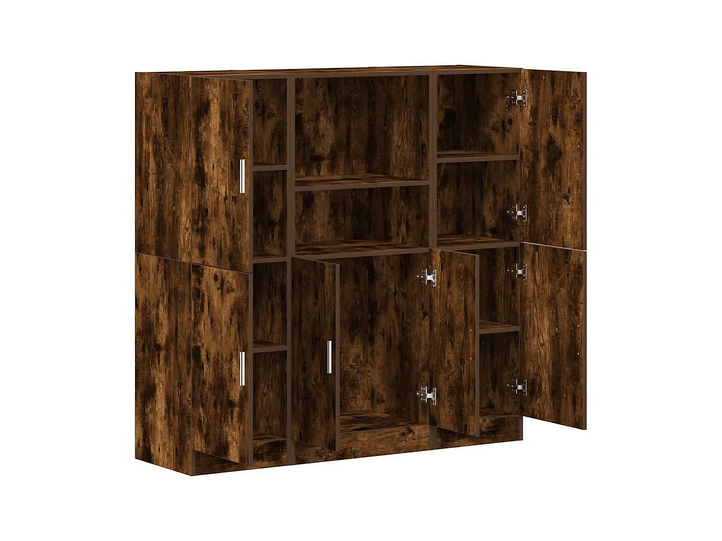 Set di mobili da cucina in rovere affumicato, 3 pezzi