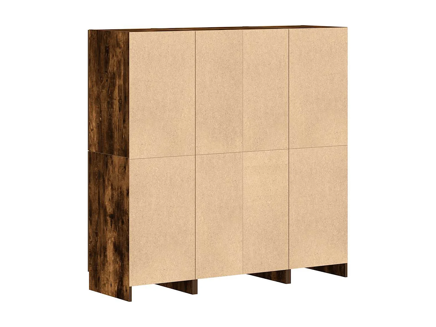 Set di mobili da cucina in rovere affumicato, 3 pezzi