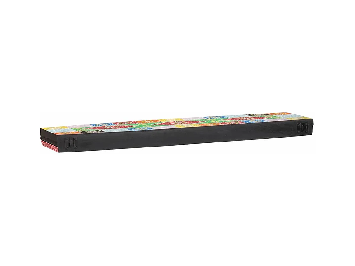 Wandplanken met plank 2 stuks Multicolor 100 x 20 x 6 cm