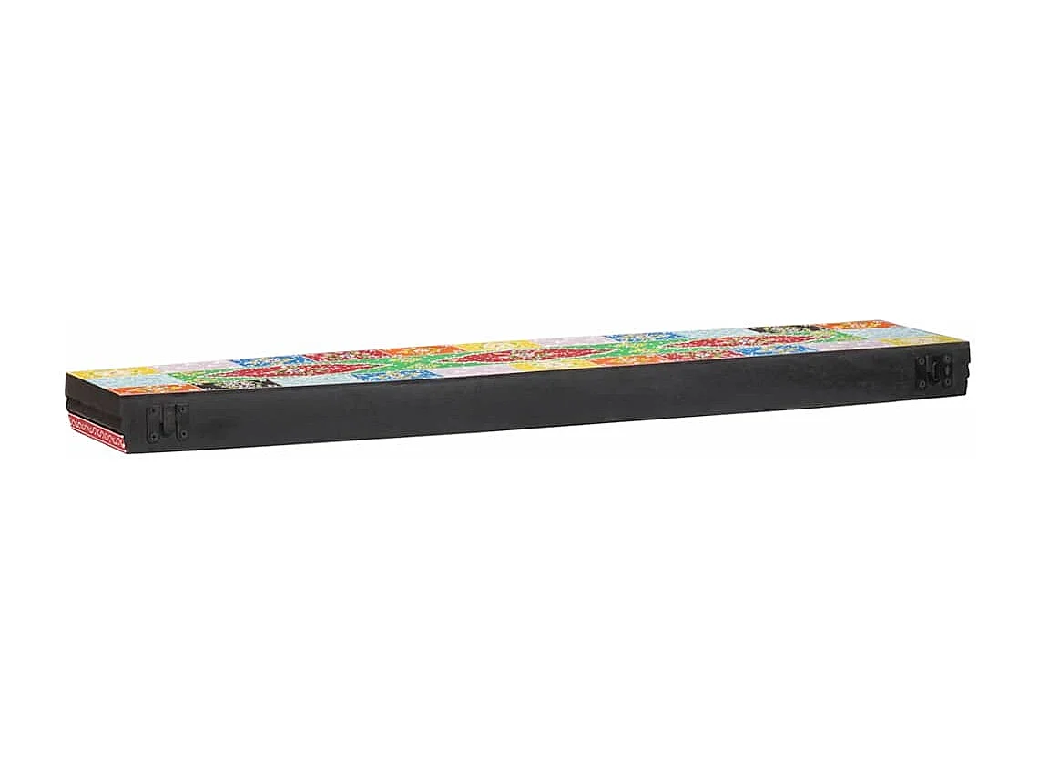 Étagères Murales avec étagère 2 pcs Multicolore 100 x 20 x 6 cm