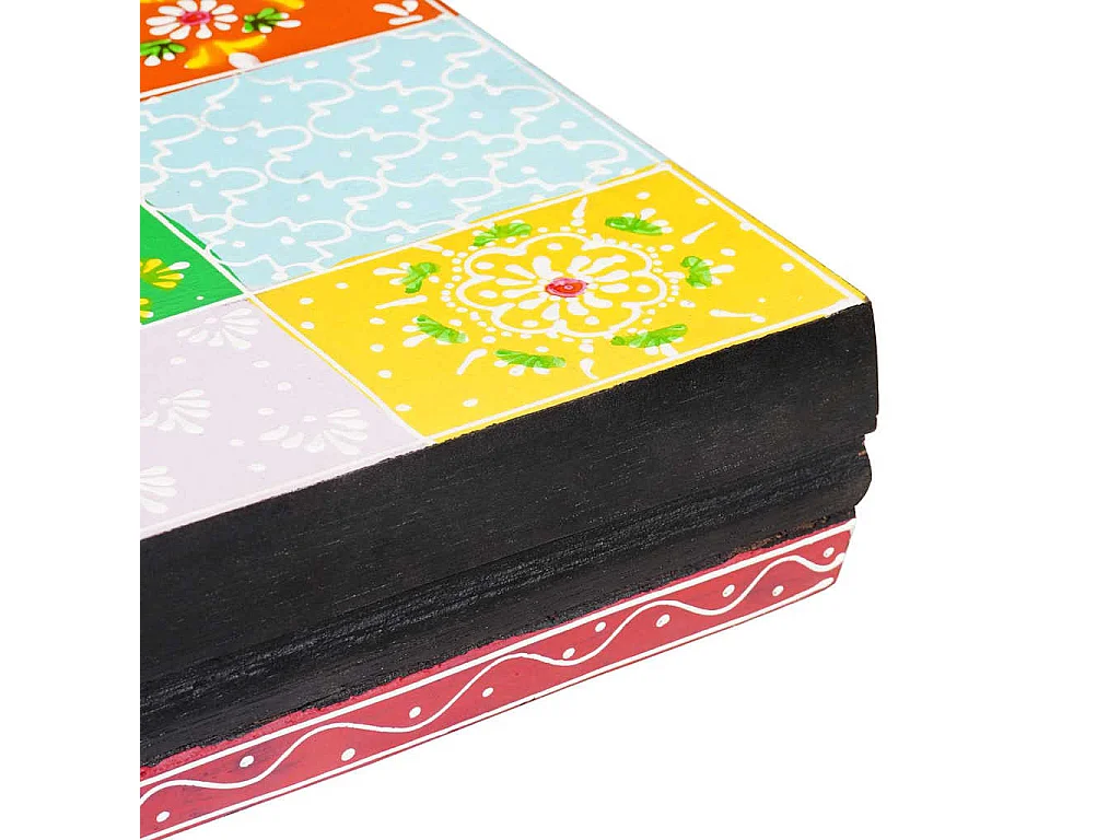 Étagères Murales avec étagère 2 pcs Multicolore 100 x 20 x 6 cm