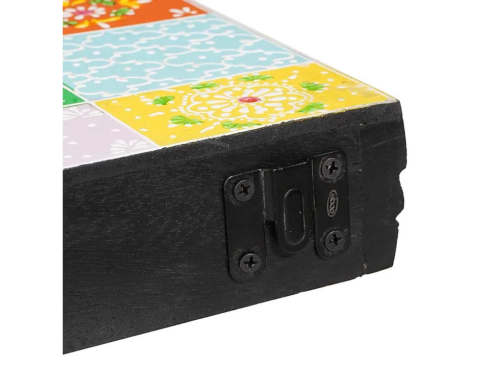 Étagères Murales avec étagère 2 pcs Multicolore 100 x 20 x 6 cm