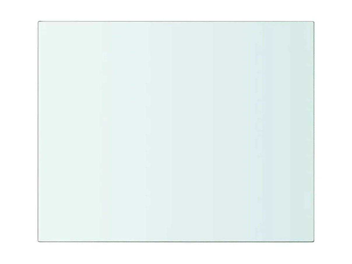 Panneaux d'étagère 2 pcs Verre Transparent 20 x 20 cm