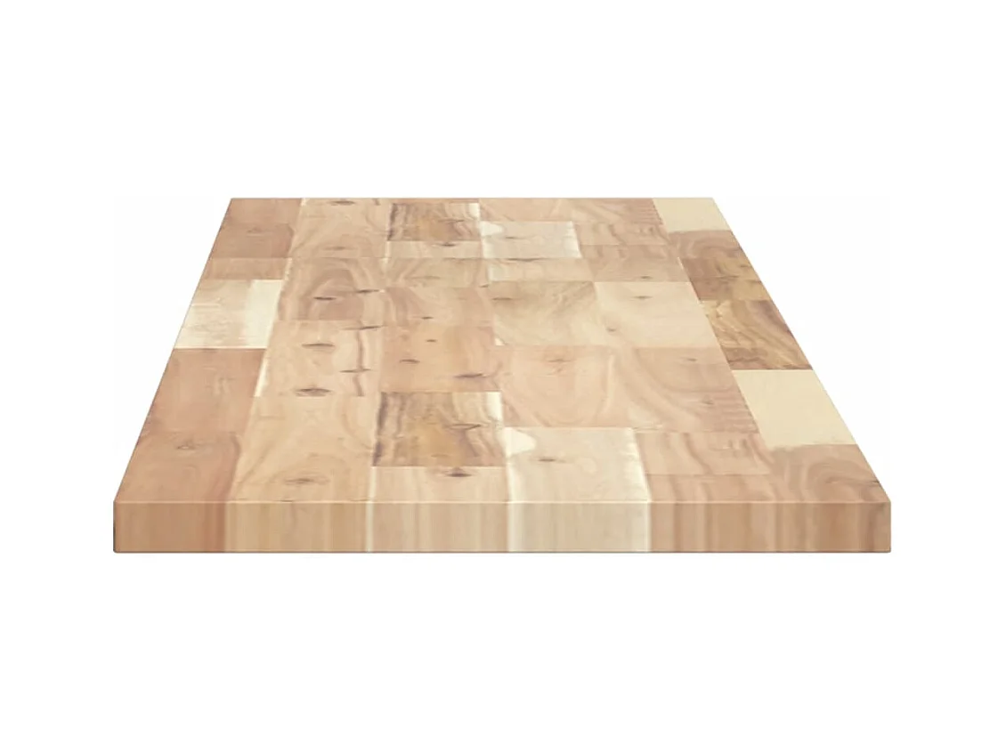 Zwevende planken 2 stuks 120x30x2 cm onbehandeld massief acacia