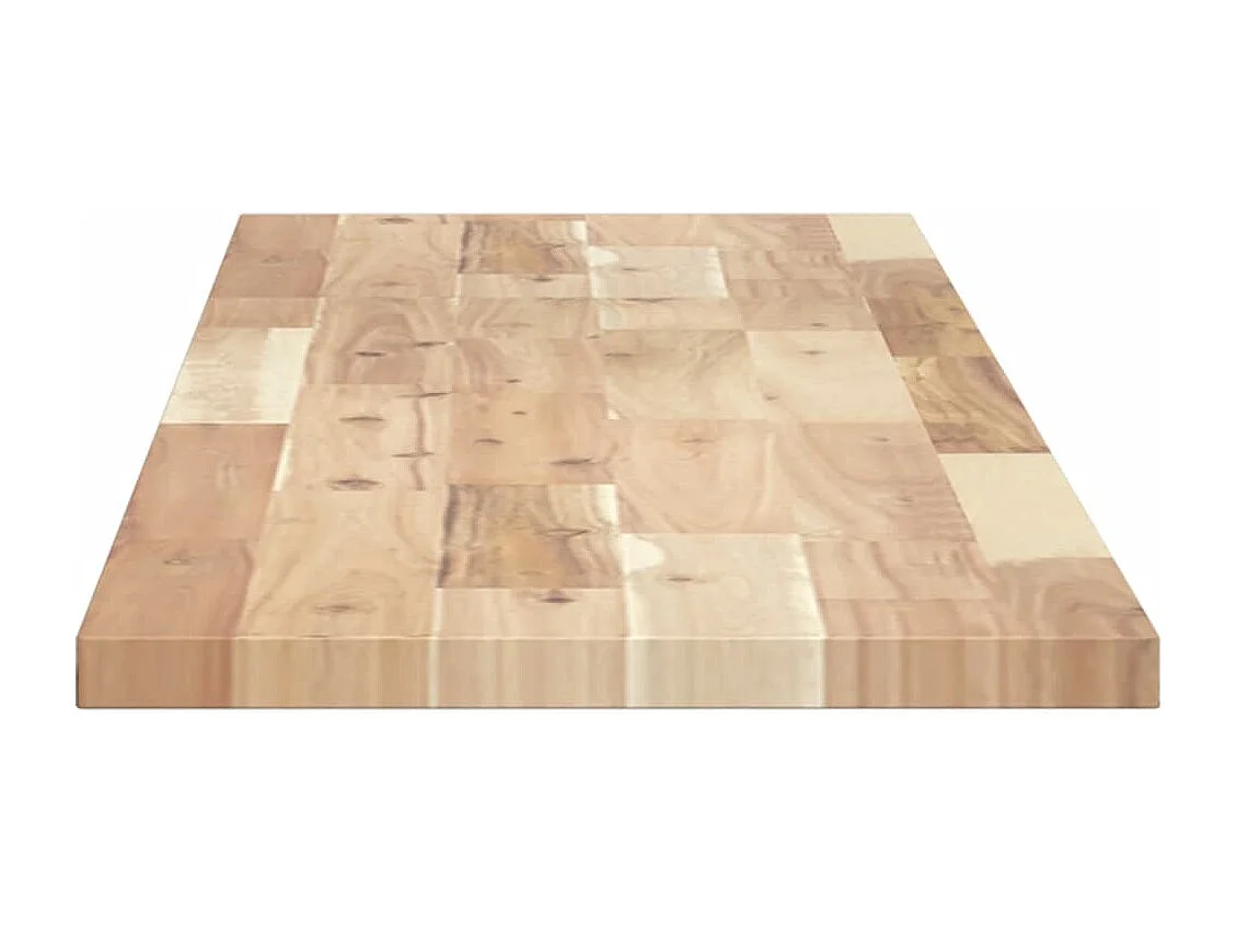 Mensole sospese 2 pezzi 120x30x2 cm in acacia massello non trattata