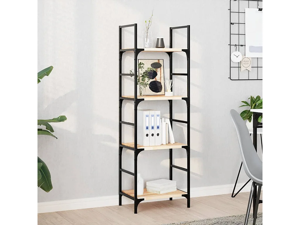 Estante flotante 40x30x2 cm madera maciza de acacia sin tratar