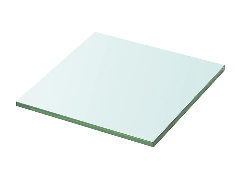 Pannello per mensola in vetro trasparente 20 x 20 cm