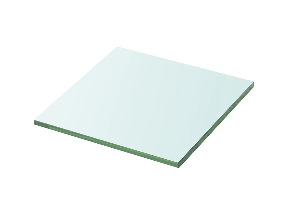 Pannello per mensola in vetro trasparente 20 x 20 cm