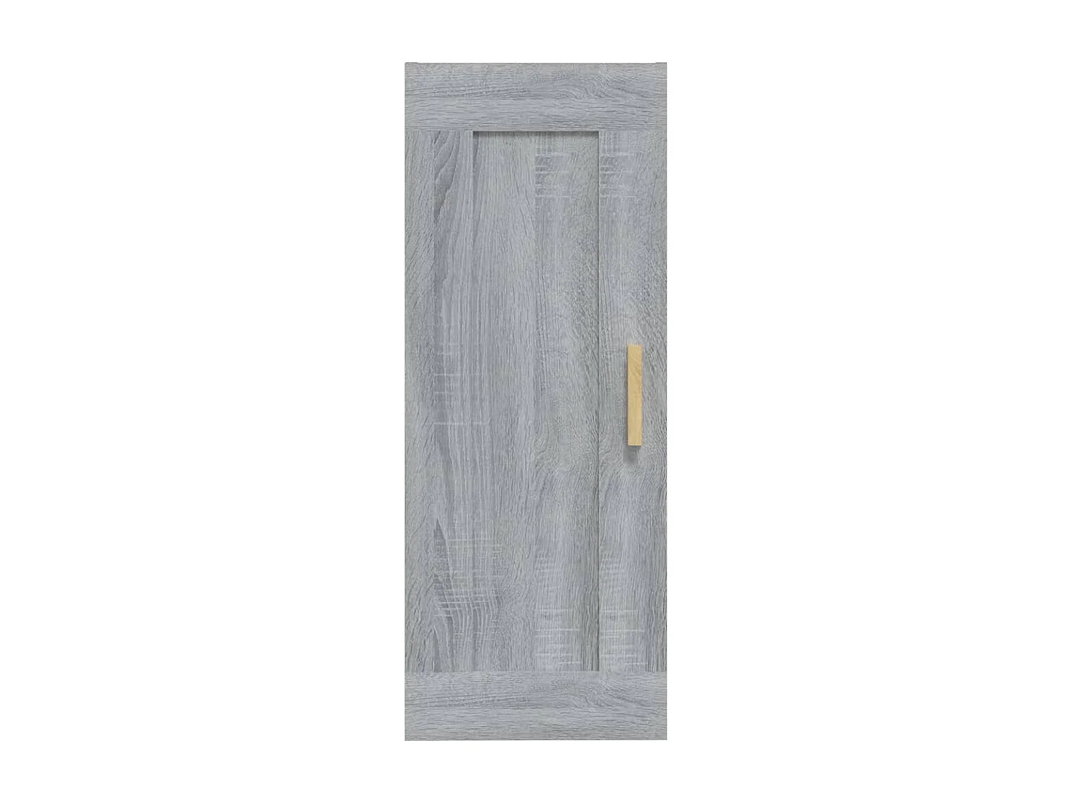 Mobiletto da parete Sonoma grigio 35x34x90 cm Legno ingegnerizzato