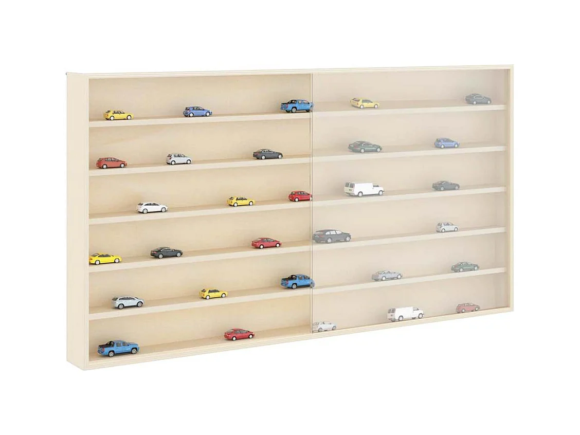 Scatola espositiva in legno Altro Marrone 100 x 8,5 x 54 cm