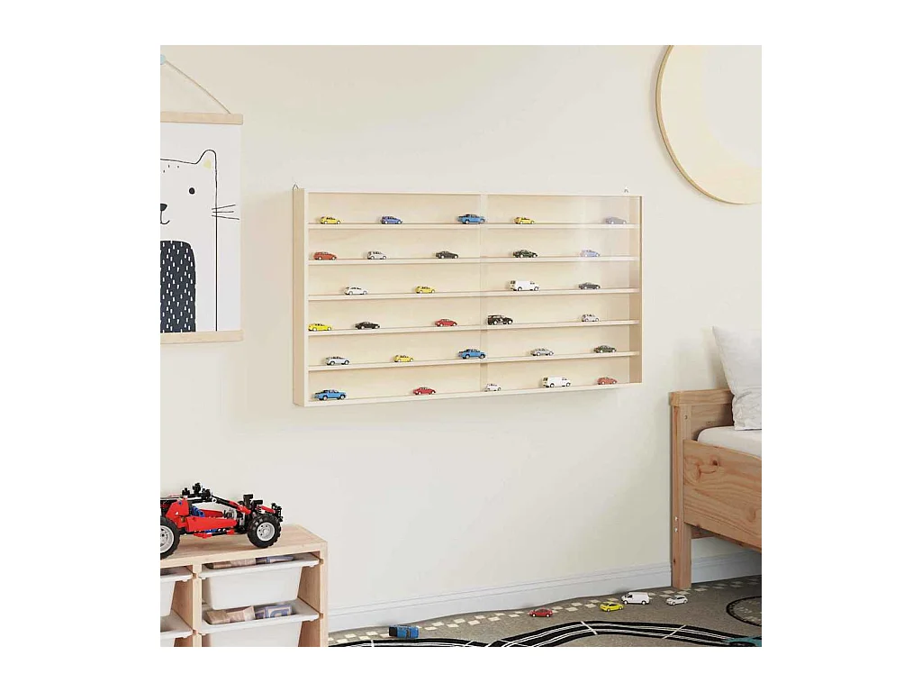 Scatola espositiva in legno Altro Marrone 100 x 8,5 x 54 cm