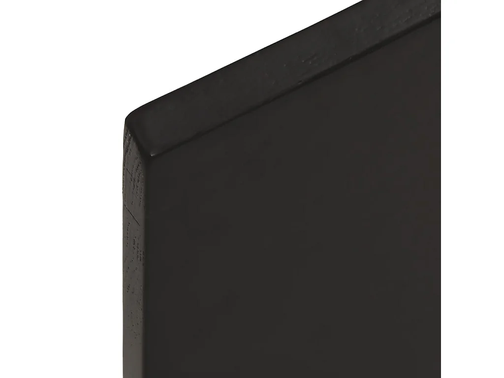 Estante de pared marrón oscuro 40x20x2 cm madera maciza de roble tratado