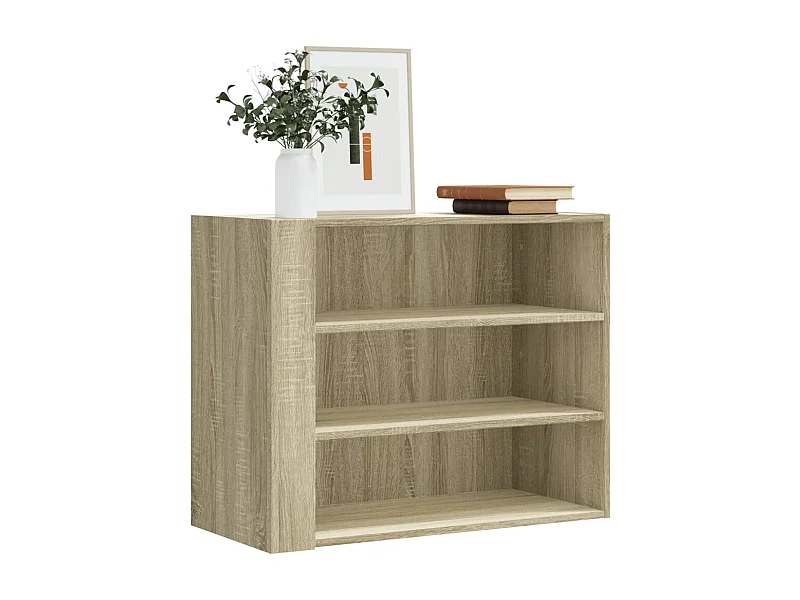 Mobiletto pensile in rovere Sonoma 75x35x60 cm in legno ingegnerizzato