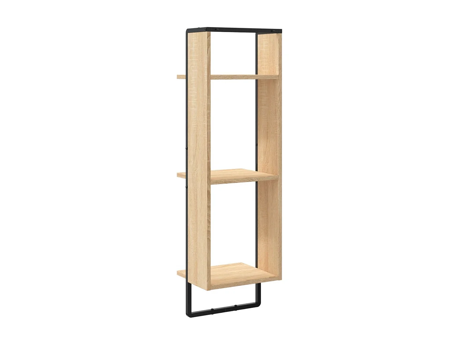 Étagère murale 3 niveaux chêne sonoma 30x25x100 cm