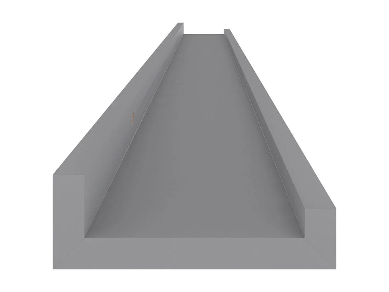 Étagères murales 4 pcs Gris 115x9x3 cm