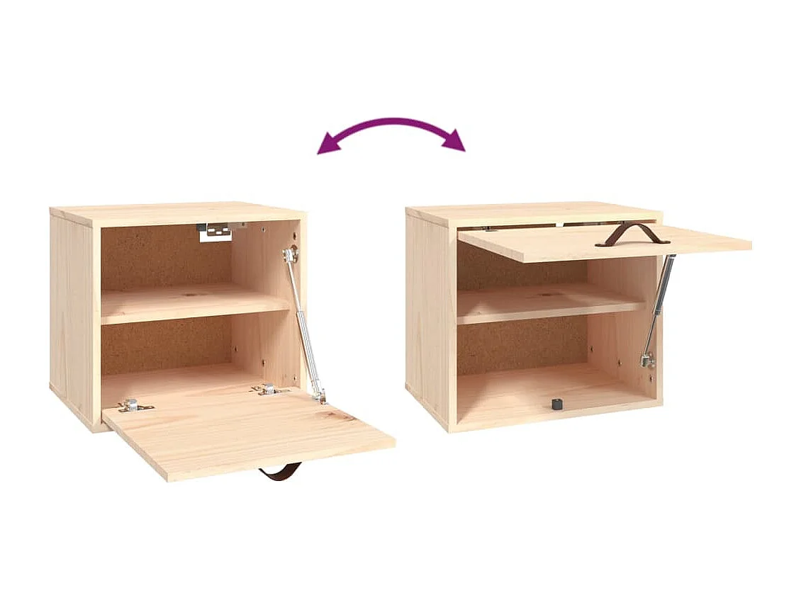 Armoire murale 40x30x35 cm Bois de pin massif