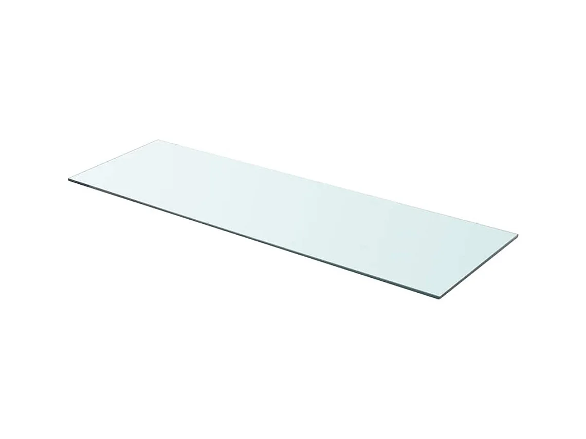 Plankpanelen 2 stuks Transparant glas 90 x 30 cm