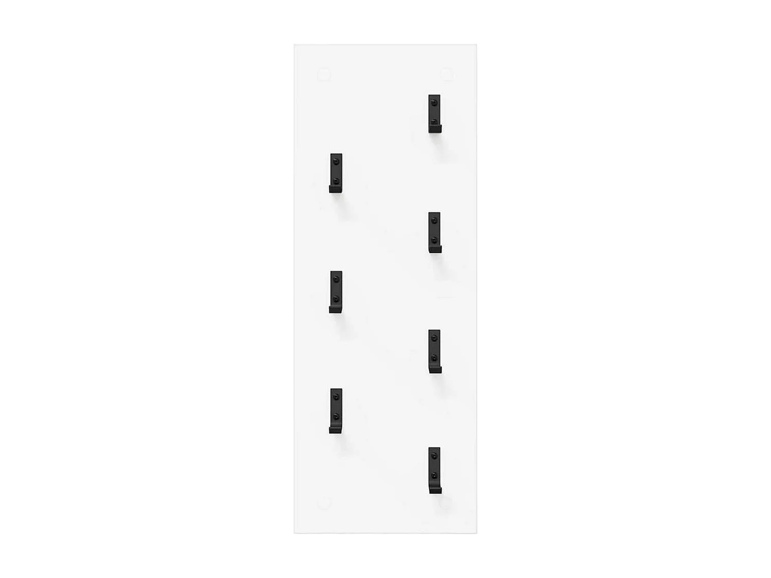 Appendiabiti da parete Bianco 30 x 1,5 x 80 cm Legno ingegnerizzato