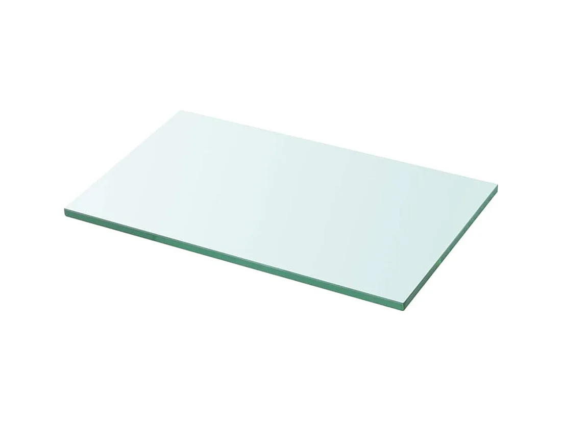 Panneau d’étagère Verre transparent 30 x 15 cm