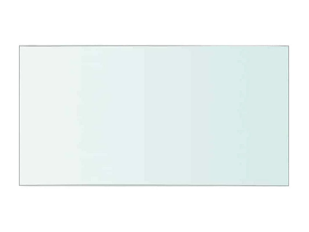 Panneau d’étagère Verre transparent 30 x 15 cm