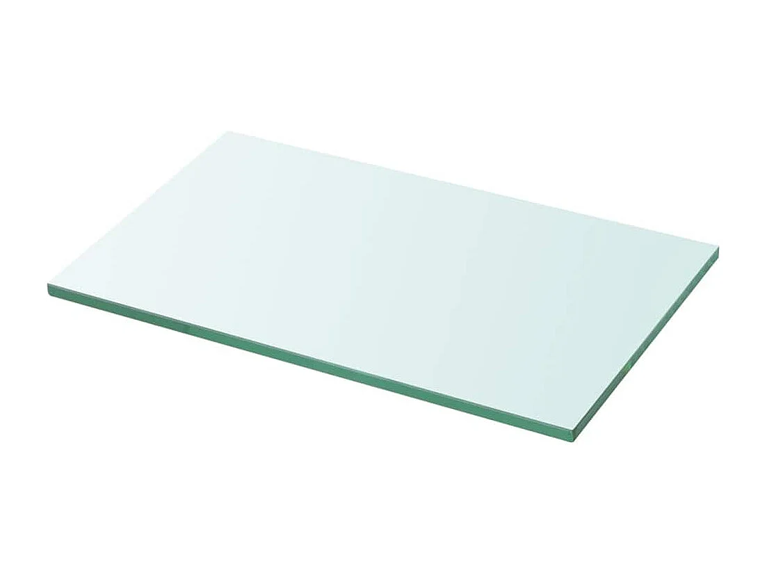 Panneau d’étagère Verre transparent 30 x 15 cm
