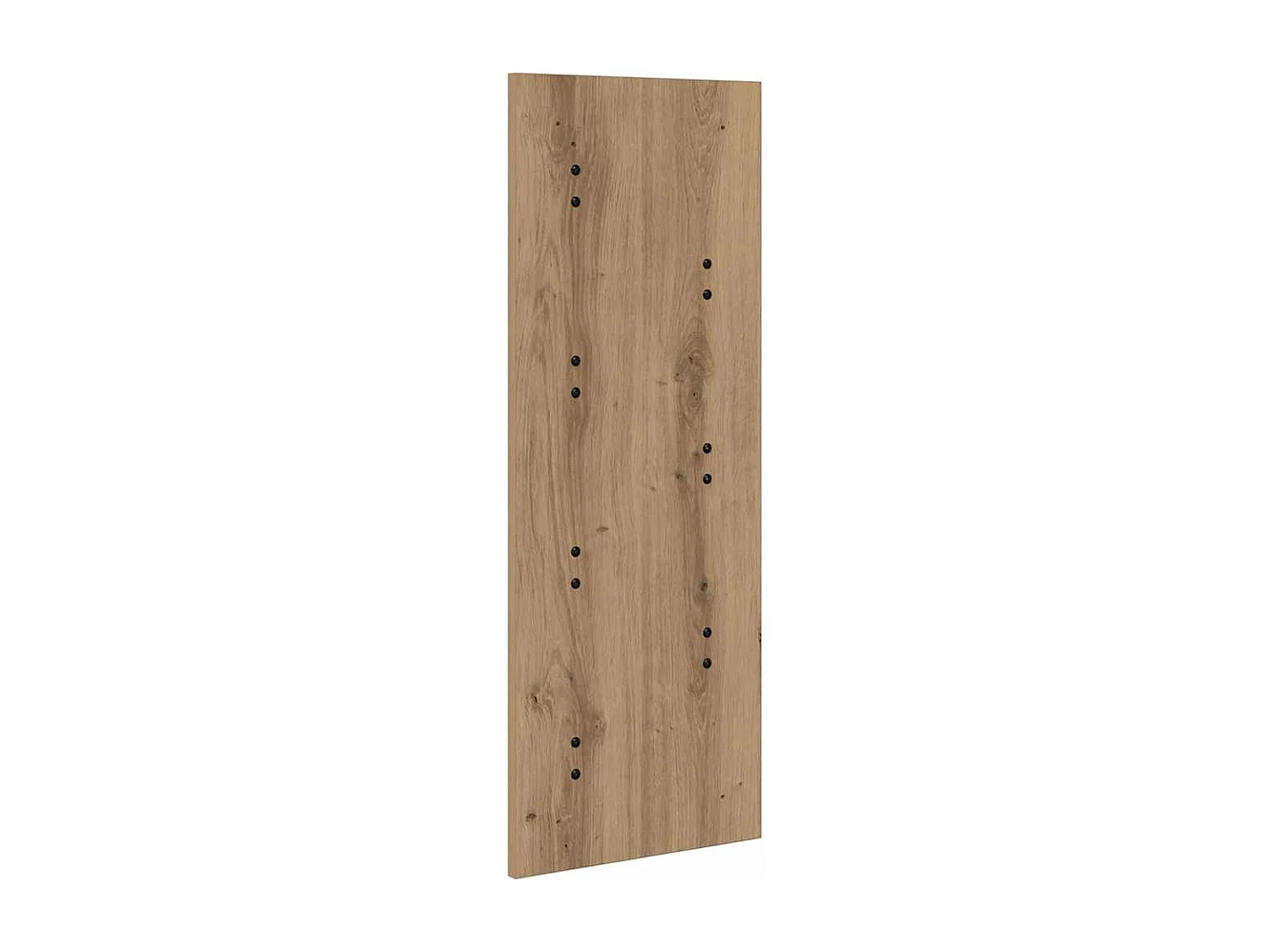 Porte-manteau mural chêne artisanal 30 x 1.5 x 80 cm