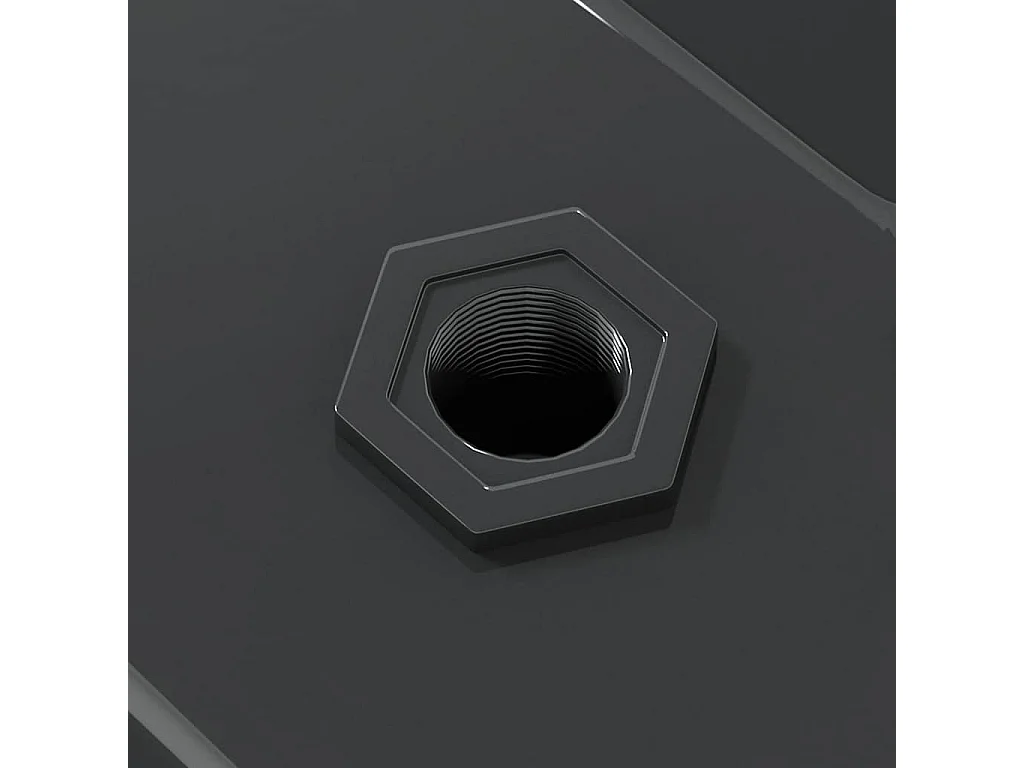 Mensole da parete 2 pezzi 50x30x3 cm acciaio inox nero