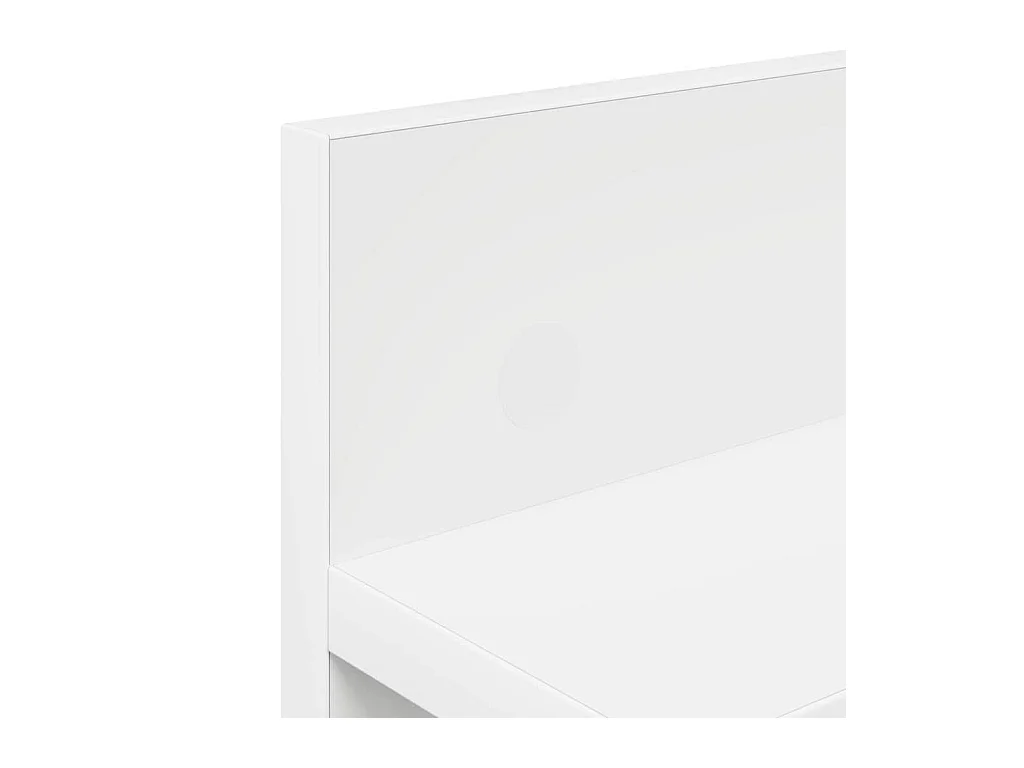 Perchero de pared Blanco 60 x 10,5 x 18 cm Madera de ingeniería