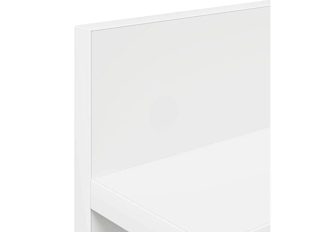 Perchero de pared Blanco 60 x 10,5 x 18 cm Madera de ingeniería