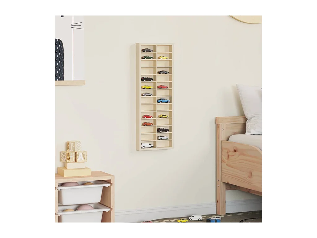 Vitrina Marrón 21 x 4,5 x 59 cm Madera de Ingeniería