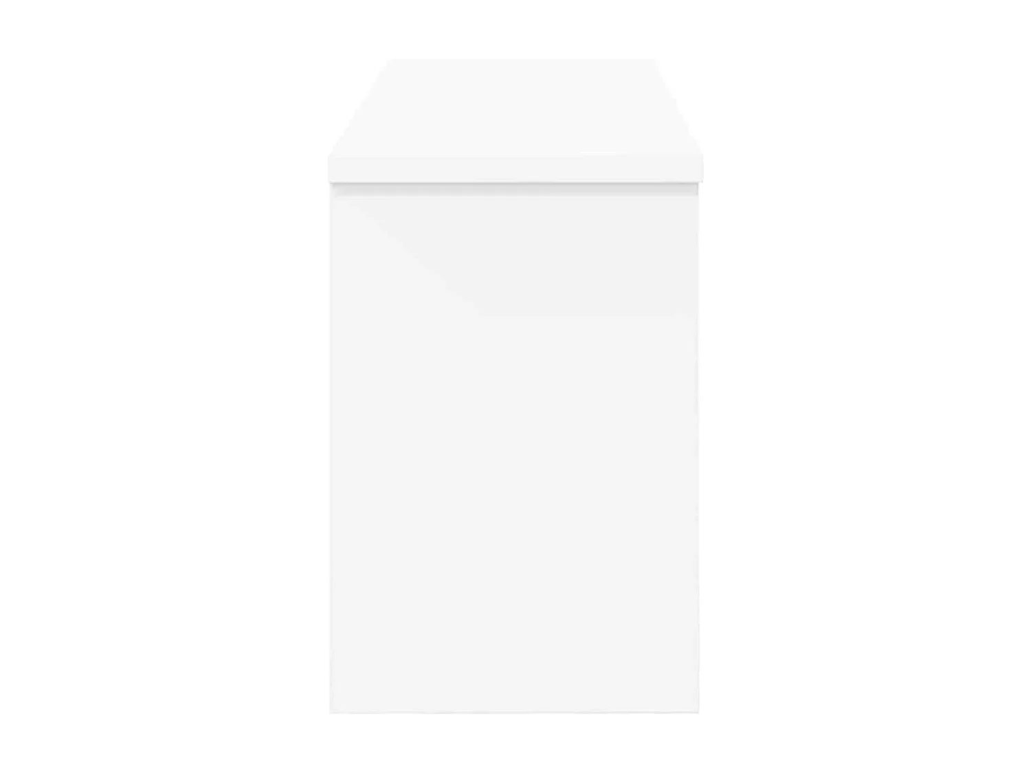 Perchero de pared Blanco 80 x 20 x 30 cm Madera de ingeniería