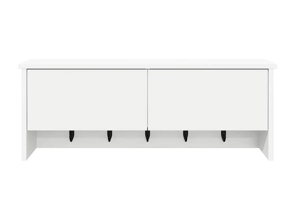 Appendiabiti da parete Bianco 80 x 20 x 30 cm Legno ingegnerizzato