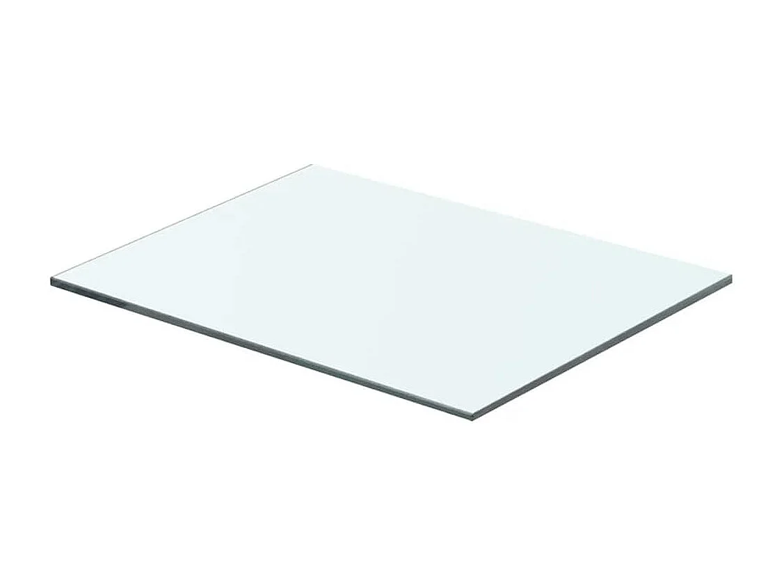 Plankpanelen 2 stuks Transparant glas 40 x 25 cm