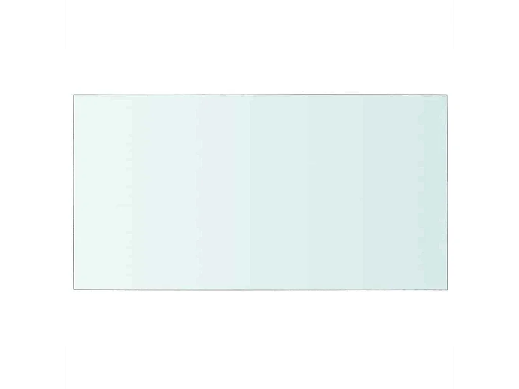 Panneaux d'étagère 2 pcs Verre Transparent 40 x 25 cm
