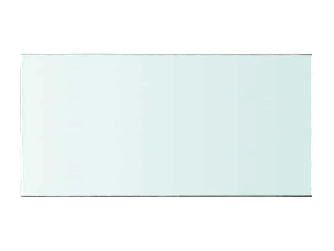Panneaux d'étagère 2 pcs Verre Transparent 60 x 30 cm