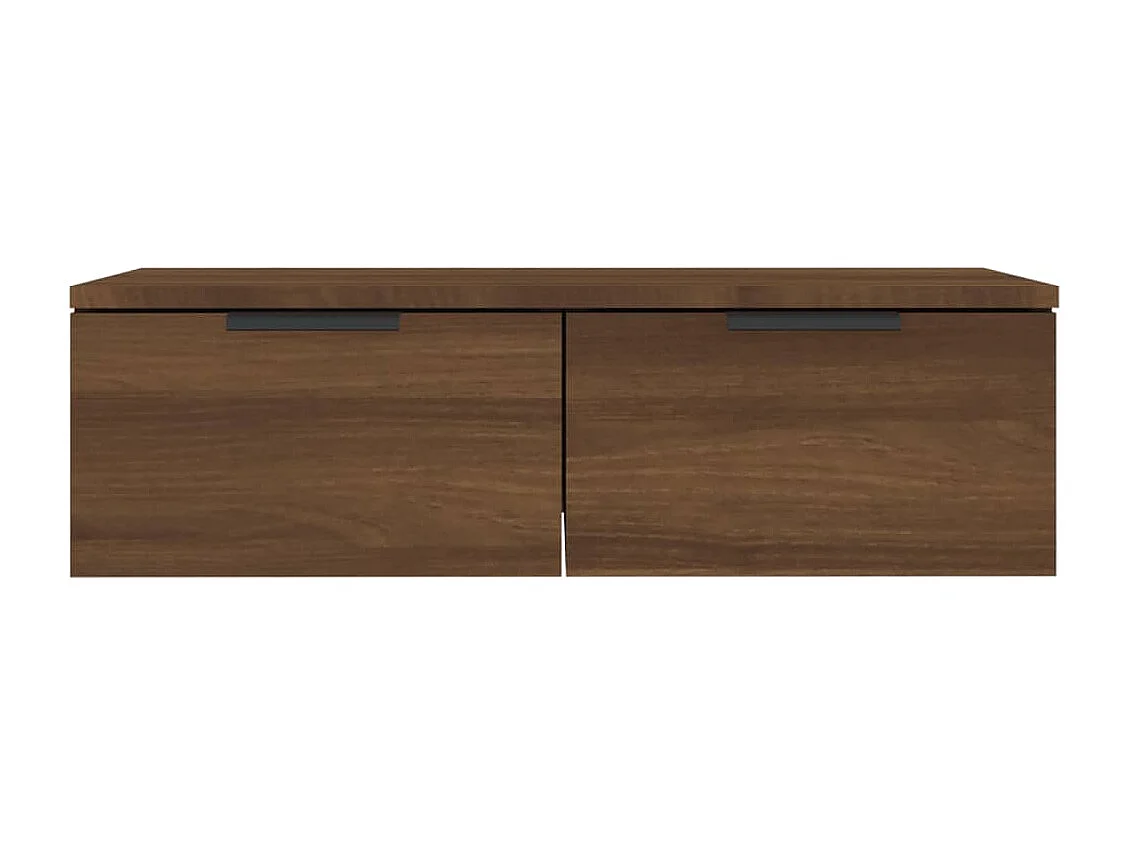 Armoires murales 2pcs Chêne marron 68x30x20cm Bois d'ingénierie