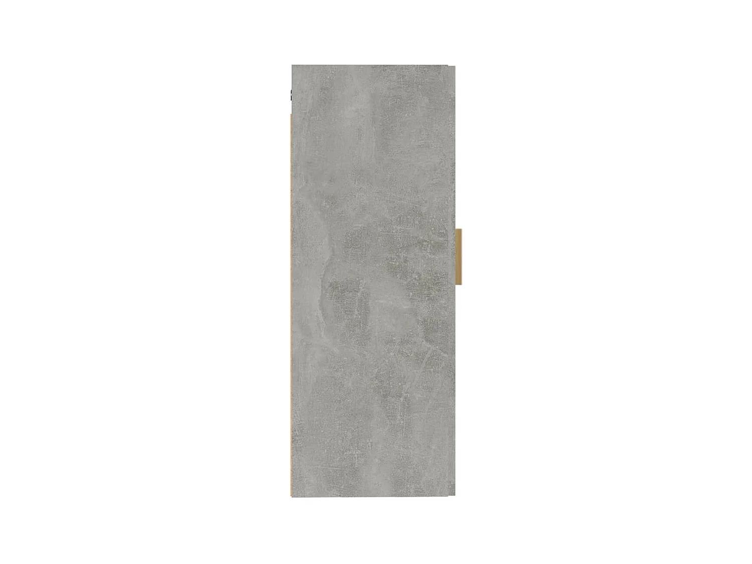 Mobiletto da parete grigio cemento 35x34x90 cm in legno ingegnerizzato