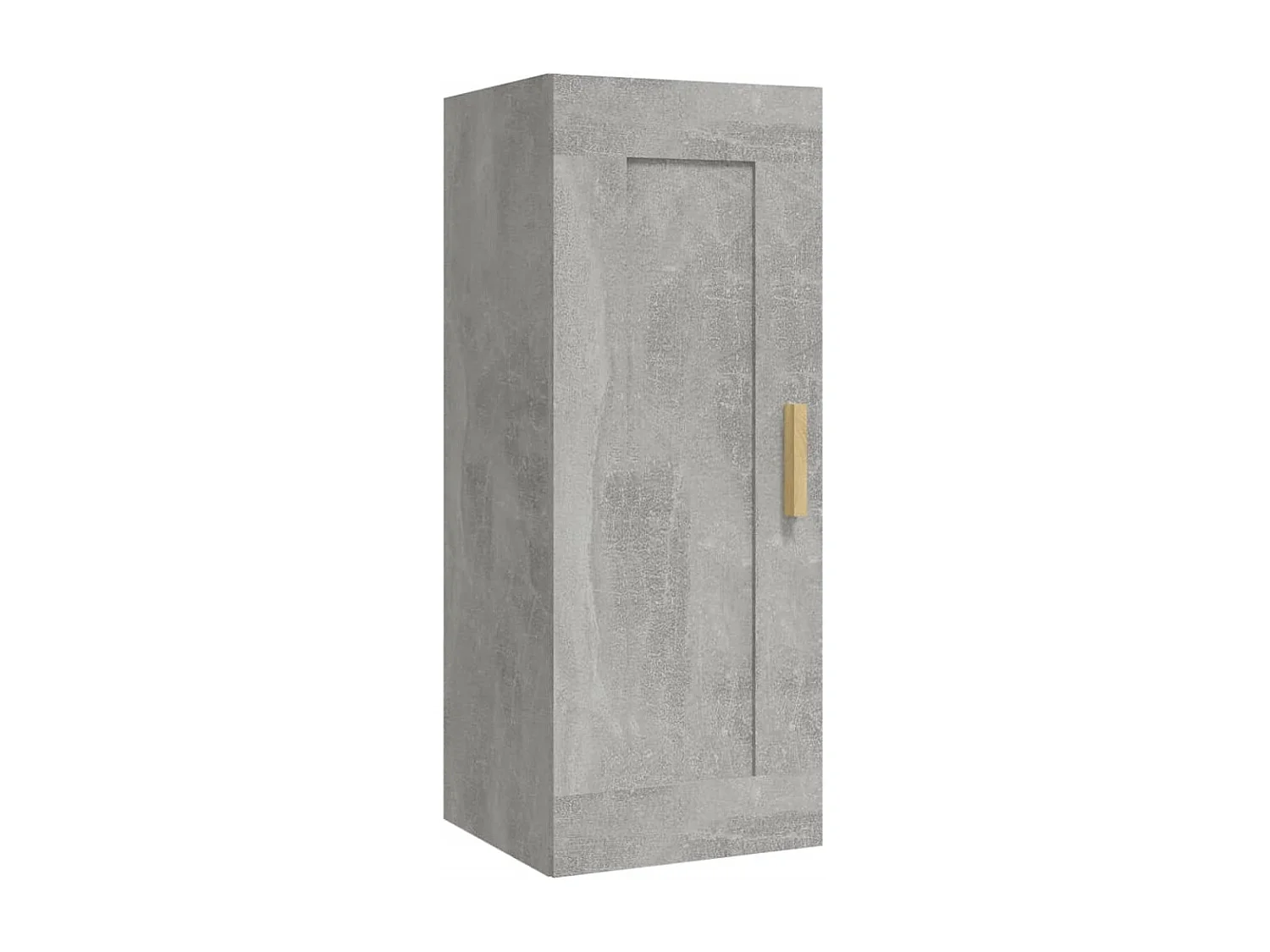 Armoire murale Gris béton 35x34x90 cm Bois d'ingénierie
