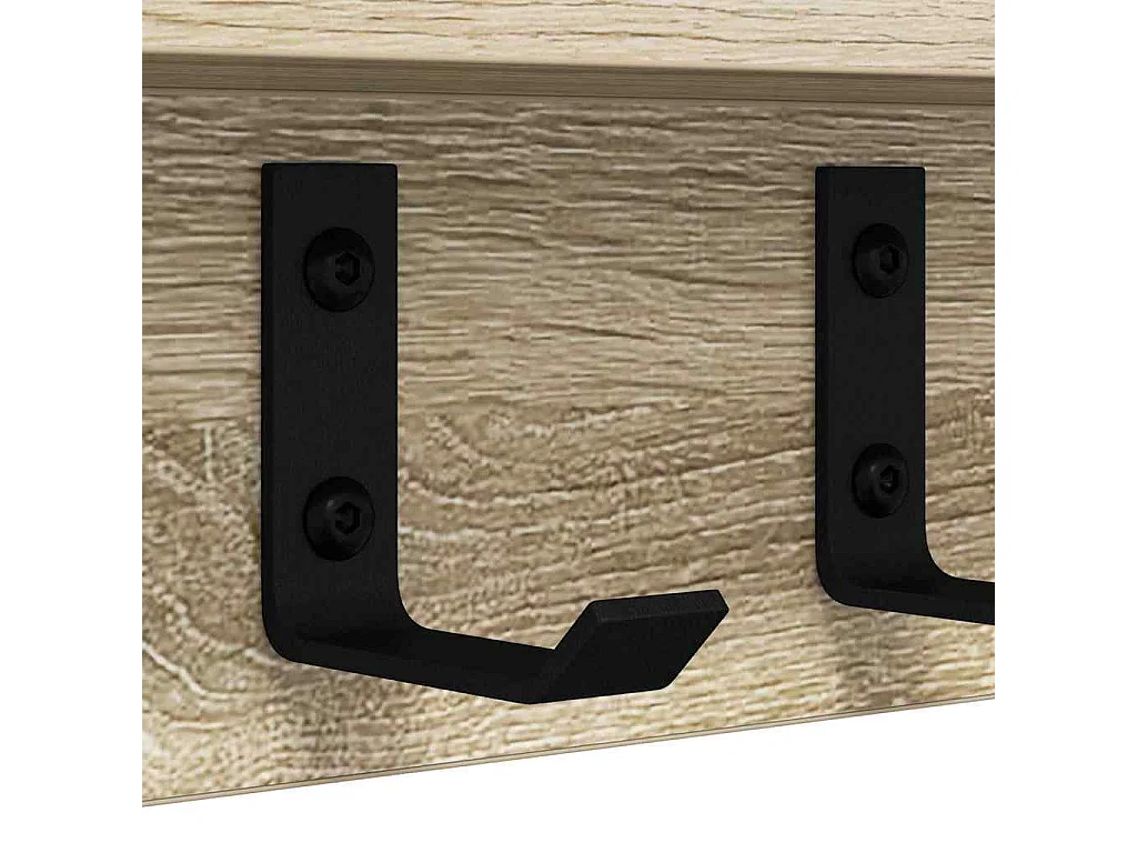 Appendiabiti da parete in rovere Sonoma 100 x 10,5 x 10,5 cm