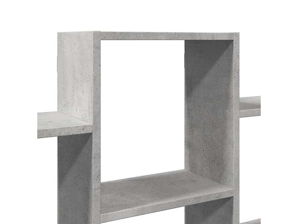 Mensola da parete grigio cemento 159x18x66 cm in legno ingegnerizzato