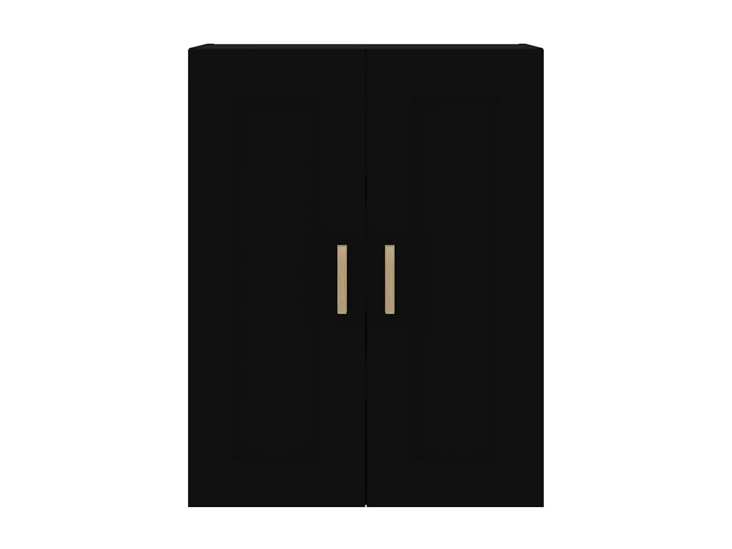 Armoire murale noir 69,5x32,5x90 cm bois d'ingénierie
