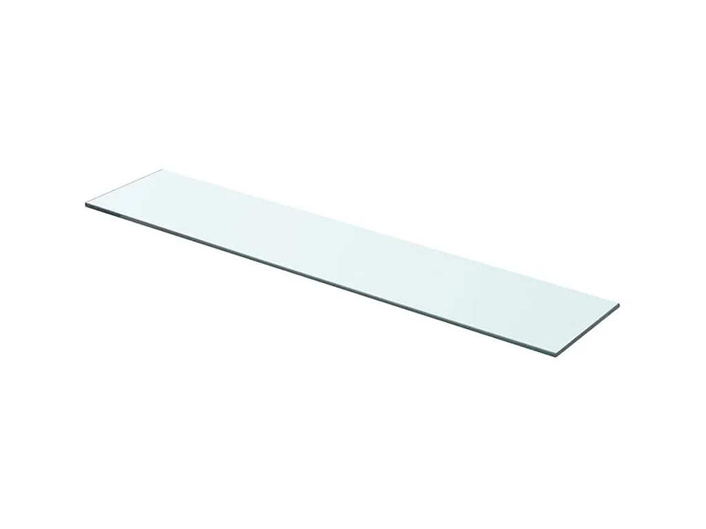 Panneau d’étagère Verre transparent 70 x 15 cm