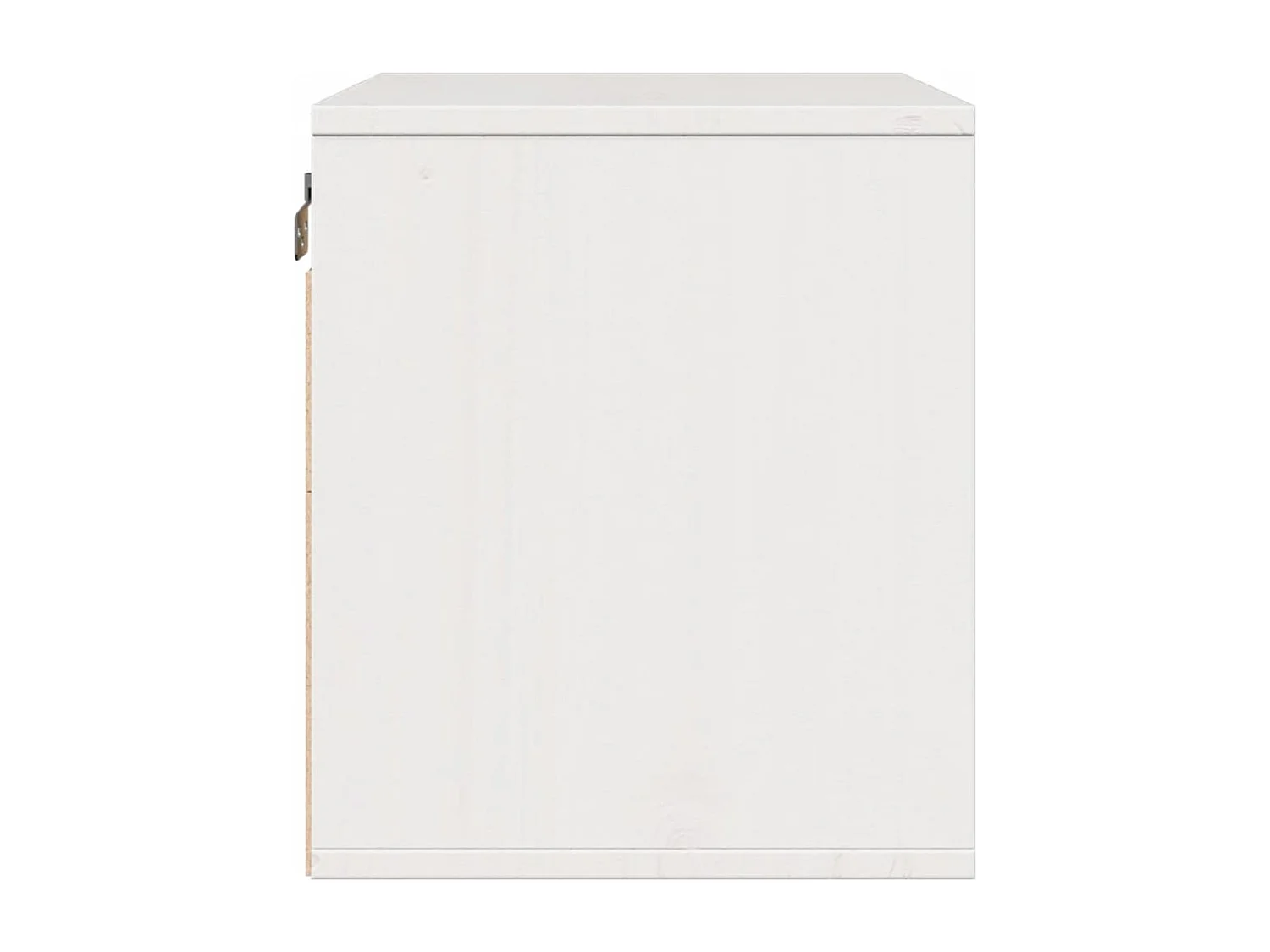 Armoire murale Blanc 45x30x35 cm Bois de pin massif