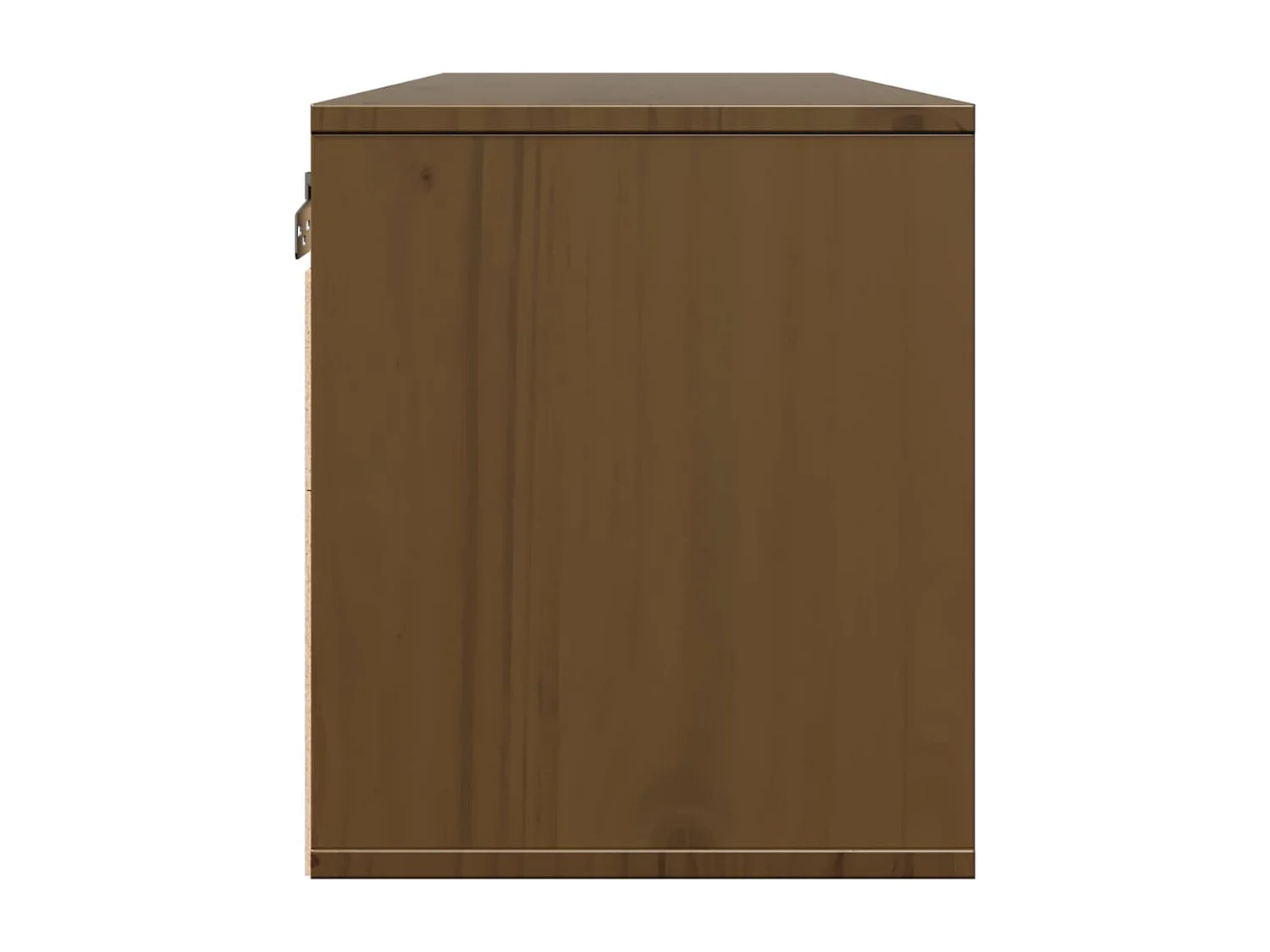 Armoires murales 2pcs Marron miel 45x30x35cm Bois de pin massif