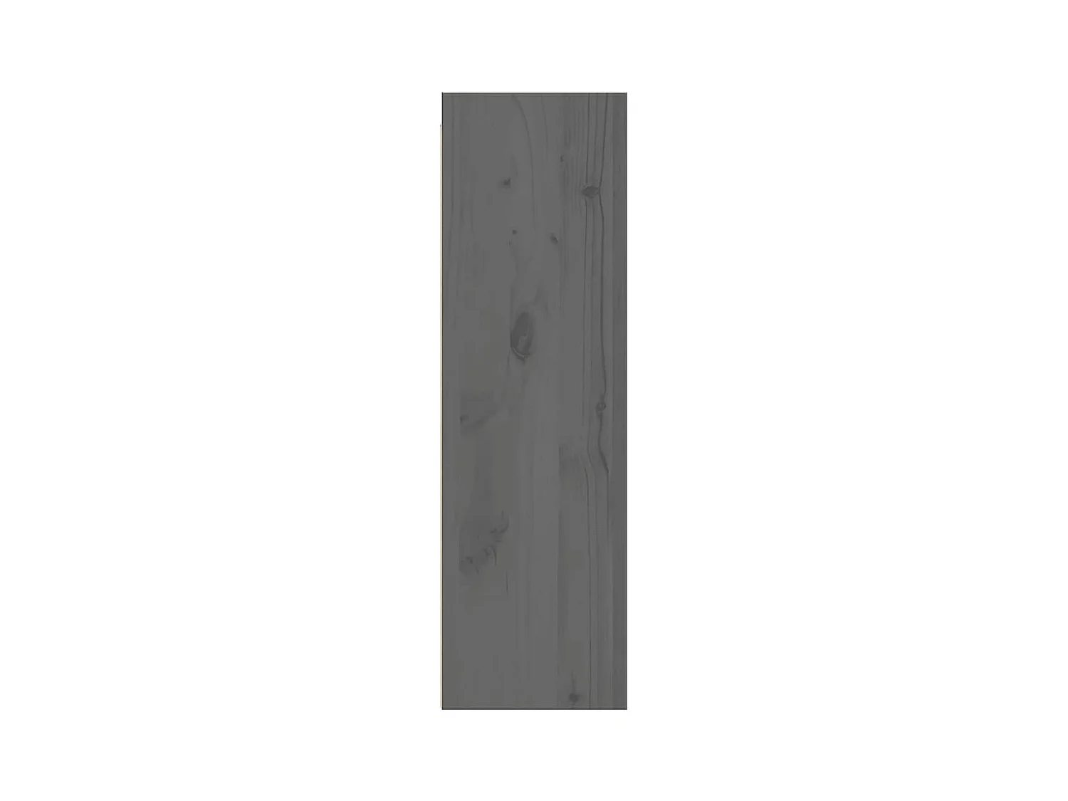 Armarios de pared 2 uds Gris 30x30x100 cm Madera maciza de pino